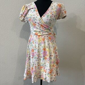 Floral Wrap Dress